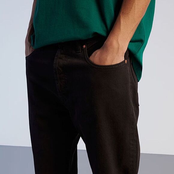 Pacsun Men’s Size 30X32 Straight Button Fly Recycled Black Jeans - Picture 2 of 10